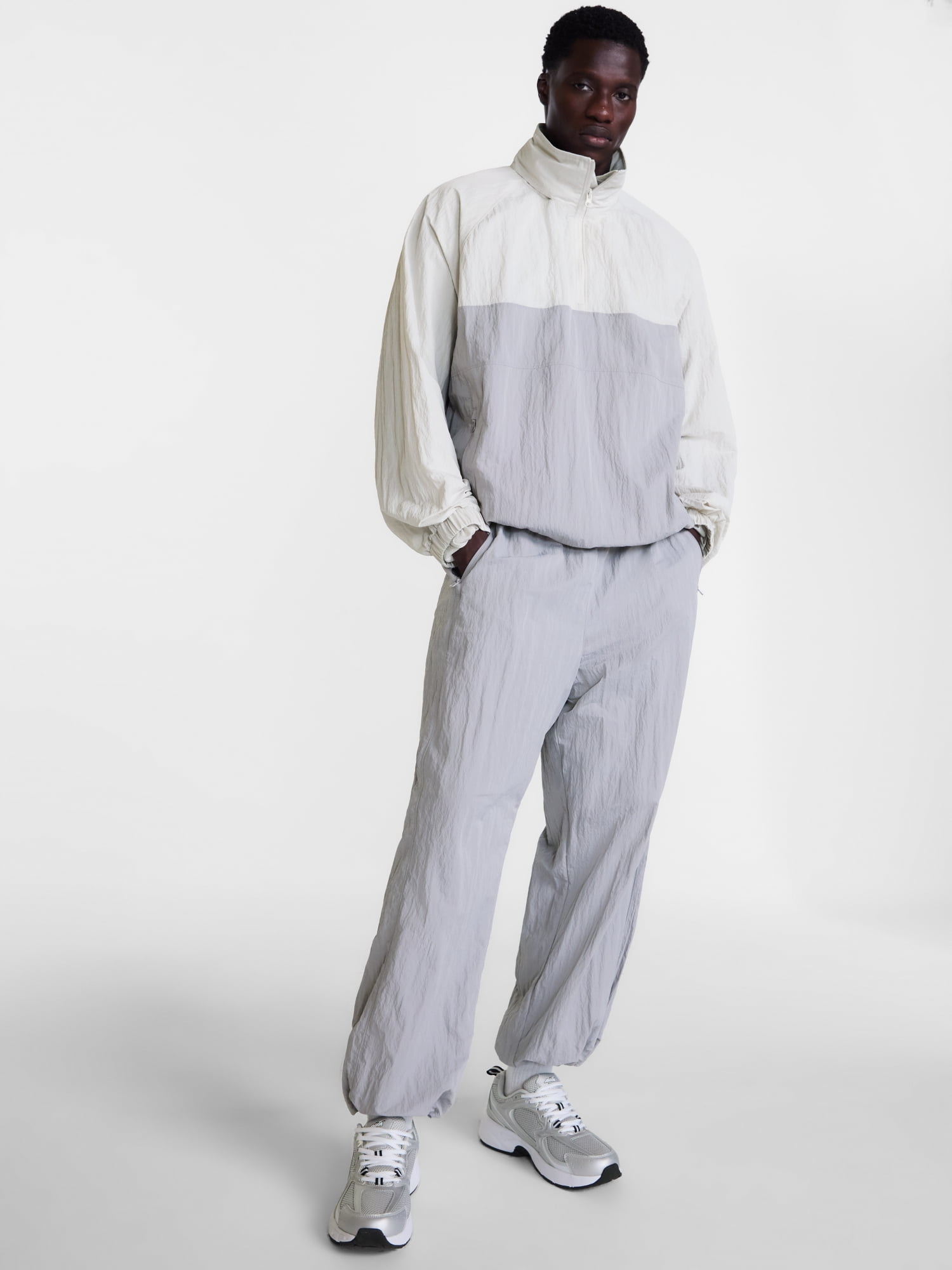 Avia Men's Loose Fit Track Pants with Bungee Cord Hem Adjuster, Sizes XS-3XL