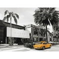 thumbnail image 2 of Lauren, Julian 18x15 Black Ornate Wood Framed with Double Matting Museum Art Print Titled - Rodeo Drive-Beverly Hills-California (BW), 2 of 4