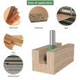 thumbnail image 4 of 11 Pieces 6mm Shank Router Bit, Woodworking Cutter Extra Long Cutter, Carbide Router Bits Woodworking Cutter, for Woodworking (4mm-16mm) (6mm) (11)Surprise Gift Great Gift, 4 of 5