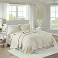 thumbnail image 2 of Home Essence Genoa 3 Piece Reversible Scalloped Edge Coverlet Set, 2 of 11