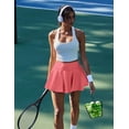 thumbnail image 3 of PINSPARK Women Pleated Tennis Skirt High Waist Golf Skorts with 2 Pockets Pickleball Skirts with Inner Shorts, 3 of 6