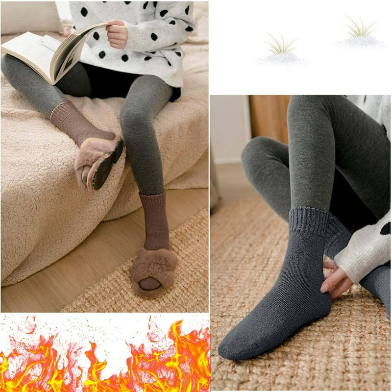 Women's Thermal Socks Casual Comfort Warm Winter Socks Mid Tube Terry Socks  Thick Low Cut Socks Women Boot Socks for Men Socks Low Cut Sock Aide