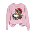 thumbnail image 4 of Neewe Women's Christmas Printed Casual Crew Neck Sweatshirt Loose Soft Long Sleeve Pullover Tops, 4 of 4