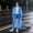 Sky Blue, variant on Extended Raincoat Reusable Waterproof Rain Jacket with Cuff Closure, Thickened Full Length Long Rain Poncho Heavy Downpour Protection Emergency Gear for Men Women Hiking Camping