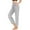 Gray, variant on Sakmal Pleated Womens Pants Straight Leg Athleisure Yoga Mid Yellow Solid Ankle Length Pants