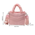 thumbnail image 3 of Aurgiarme Women's Crossbody Purse Puffer Bag With Spacious Compartments Shoulder Bags For Everyday Use And Short Trips, 3 of 9
