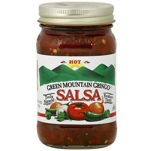 Green Mountain Gringo Hot Salsa, 16 oz (Pack of 6)