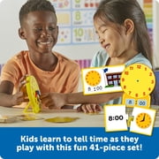 Learning Resources Time Activity Set, Teaching Time Activity, Ages 5+