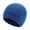 Blue, variant on Women’s Fleece-Lined Ribbed Knit Beanie Hat Cozy Acrylic Winter Hat Lightweight Thermal Stretch Cap for Outdoor Cold Weather Daily Wear and Travel Comfort 