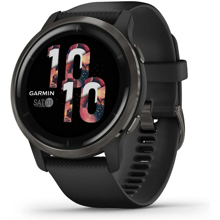 Garmin Venu 2 Plus, GPS Smartwatch with Call and Text, Advanced Health  Monitoring and Fitness Features, Slate with Black Band