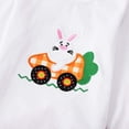 thumbnail image 4 of BOOMNY Easter Toddler Boys Outfit Sets 2 Peice Outfits for Kids Cartoon Bunny Print Long Sleeve Tops Pants Cozy Soft Clothing for Child, 4 of 6