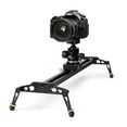thumbnail image 1 of 40 inches / 100cm Camera Slider for DSLR, Aluminum Alloy Dolly Track Video Stabilizer Rail System w/ 17.6lbs/8kg Loading for Cinematic Film Video Footage Studio Photography, Fits Sony Canon Nikon, 1 of 6