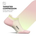thumbnail image 4 of Feetures Elite Max Cushion No Show Tab Ankle Socks - Sport Sock with Targeted Compression - Sandy Melon, S (1 Pair), 4 of 7