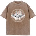 thumbnail image 4 of Camiseta de manga corta lavada Life Vibration Sonic para hombre, camiseta vintage de algodón de 230 g, blanqueada, informal, holgada, blanqueada, 4 of 4