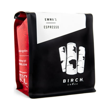Birch Coffee Emma's Espresso Whole Bean Coffee, Medium Roast, 12 Oz