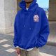 thumbnail image 1 of MHFRRA Sudadera con Capucha Informal para Hombre, Holgada, con Estampado Gráfico, para Otoño E Invierno, Uso Diario, Cómoda, Tela Suave, Ligera, Ropa de Calle Azul, 1 of 4