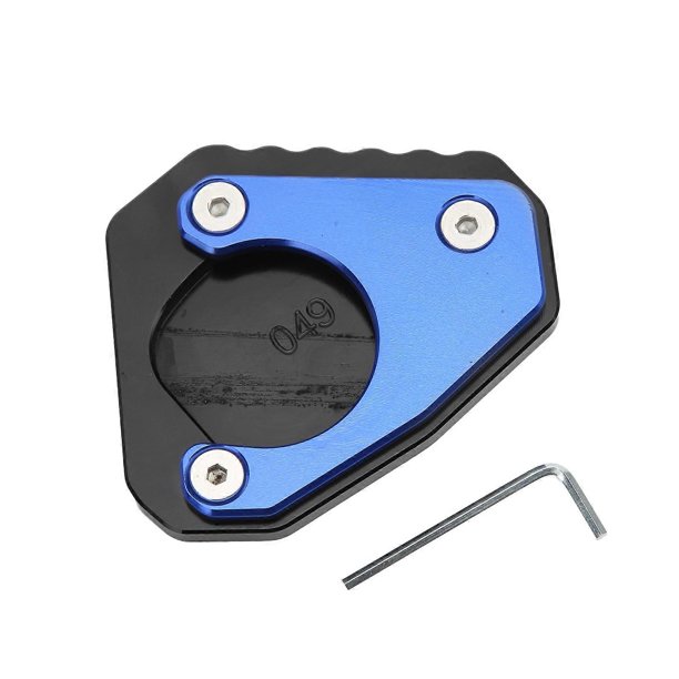 Plaque de support d'extension de béquille de moto en alliage d'aluminium pour G310GS 2017-2018, bleu