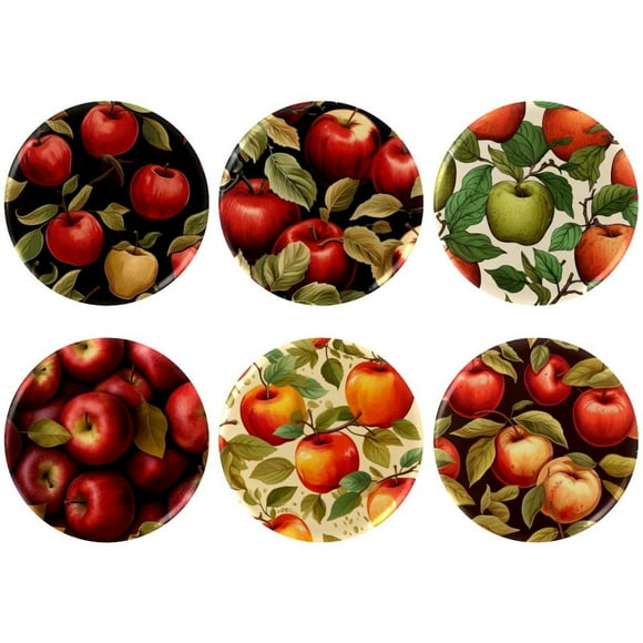 Fruit Badges with Pins for Backpacks Parties Ties Hats Corporate Events Personalized Custom Photo Text Logo Button
