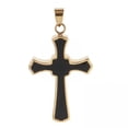 thumbnail image 1 of 2xColgante Para Cenizas De Acero Inoxidable Collar Funerario Soporte Para Cenizas Cruz 35mm Sunnimix contenedor de cenizas, 1 of 8