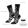 thumbnail image 4 of KLL Not All Who Wander Are Lost 2 Print Cool Socks Men's Women's Crew Socks Funny Crazy Novelty Stockings, 4 of 6