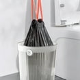 thumbnail image 4 of Plastic Slim Trash Can for Bathroom & Kitchen | 9.4L Lidless Waste Bin | Space-Saving Design for Bedroom, Office, Toilet | Gray/Green Options, 4 of 6