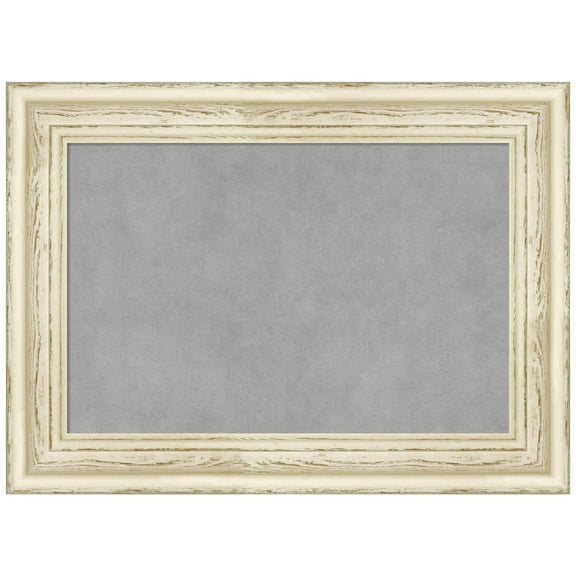 Amanti Art Country White Wash Framed Magnetic Board 22 x 16 in.