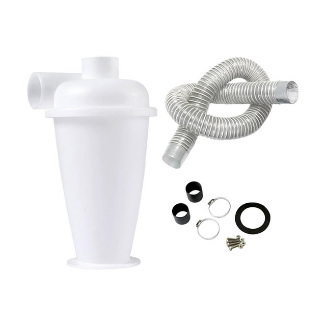 GUOOL Cyclone Dust Collector with Dust Collector Hose for Woodworking Sand Plaster with 2M hose