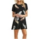 thumbnail image 1 of Vestidos de Verano de Mujer Cuello Redondo Manga Corta Impreso, Ligero Y Cómodo Vestidos Casuales para Mujeres, 1 of 7