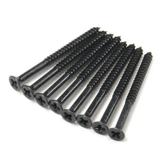 Oil Rubbed Bronze Wood Screws #9 X 2 1/4" for Residential Door Hinges - 24 Pack