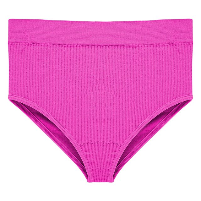 Wyzesi Women Panties Seamless Hi Cut Personality Design Solid Color Casual Panties and Exquisite Design
