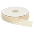 thumbnail image 1 of Unique Bargains Velvet Ribbon 1 Inch x 25 Yard Single Face Spool Silky DIY Crafts Gift Wrapping Bow Decoration Cream, 1 of 5