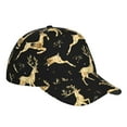thumbnail image 3 of Daiia Christmas Gold Deers Baseball Cap Men Women Classic Adjustable For Running Workout And Outdoor Activitie All Season Dad Hat Gift, 3 of 9