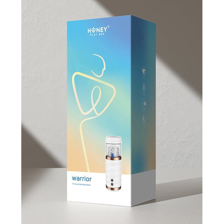 Warrior Auto Thrusting Male Masturbator - White - Walmart.com