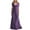 55-purple plus size dresses, variant on UPPADA Women's Wedding Guest Evening Party Maxi Dress Plus Size Cocktail Dresses V Neck A-Line Elastic High Waist Dress Pleated Chiffon Maxi Plus Size Formal Dresses Blue,L