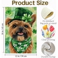 thumbnail image 6 of St Patricks Day Brussels-Griffon Garden Flags for Outside 12x18 Inch Double Sided, Pet Me I''m Irish Small Yard Decoration Farmhouse Holiday Outdoor(14151), 6 of 6