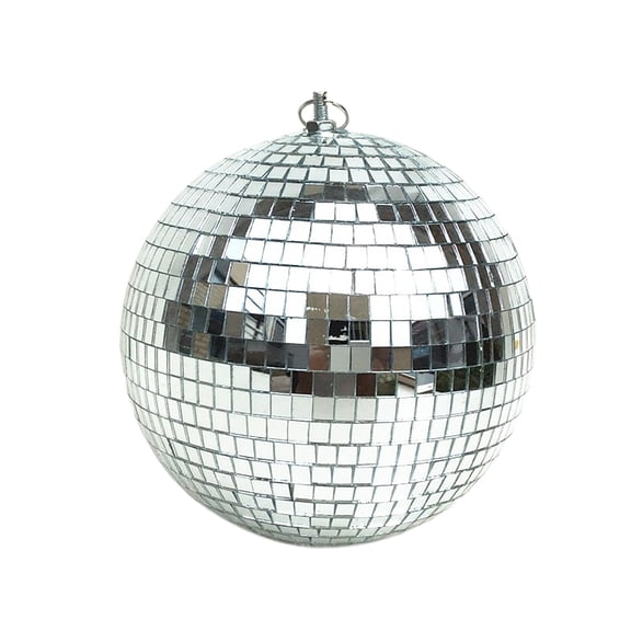 4 Inch Mirror Disco Ball, Silver Hanging Disco Ball Ornament for Party Stage Lighting, Wedding Centerpieces, Holiday Tree Decor, Home Dance Floor Accents, and Festive Event Displays