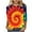 Multicolor#6, variant on VBTAPA Womens Casual 3/4 Sleeve Round Neck Tops Cute Tie Dye Graphic T-Shirts Holiday Party Blouse Tees Daily Sales Multicolor L