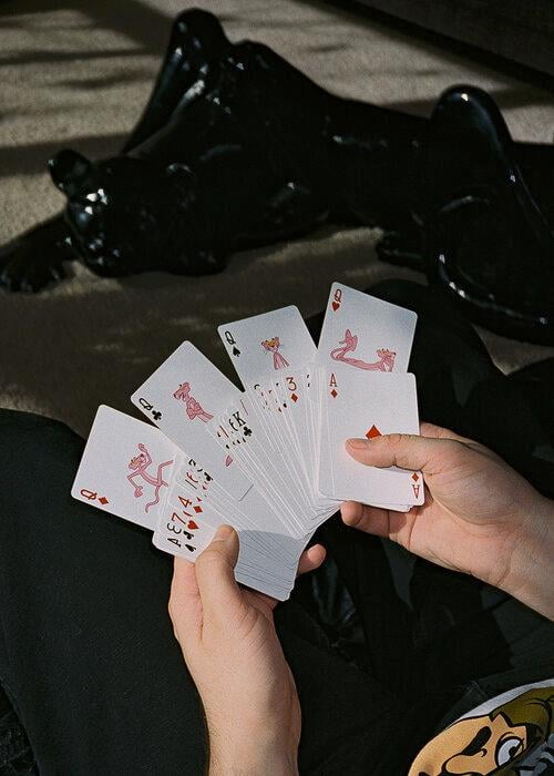 Fontaine Pink Panther Playing Cards