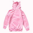 thumbnail image 7 of Yindaity Hoodies for Teen Girls Cute Trendy Long Sleeve Pullover Hoodies Oversized Hooded Sweatshirts Tops Winter Preppy Clothes(Pink,13-14 Years), 7 of 7