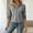 Gray, variant on Jackets for Women Stand Collar Full Zip Cargo Jacket with Drawstring Hem Casual Solid Color Comfy Jacket with Chest Flap Pockets for Fall Daily Wear