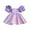 Purple, variant on Jinhomg Toddler Girls Pleated Dress Cute Floral Sleeveless Midi Dress Baby Kids Casual Comfy Party Dresses Summer Saving Blue 6-7 Years