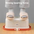 thumbnail image 3 of Homeer Drain Basket Laundry Basket Cosmetics Basket Bath Storage Basket - with Handle Load Bearing Ventilation Holes Stable Bottom Easy Access Hollow Out, 3 of 7