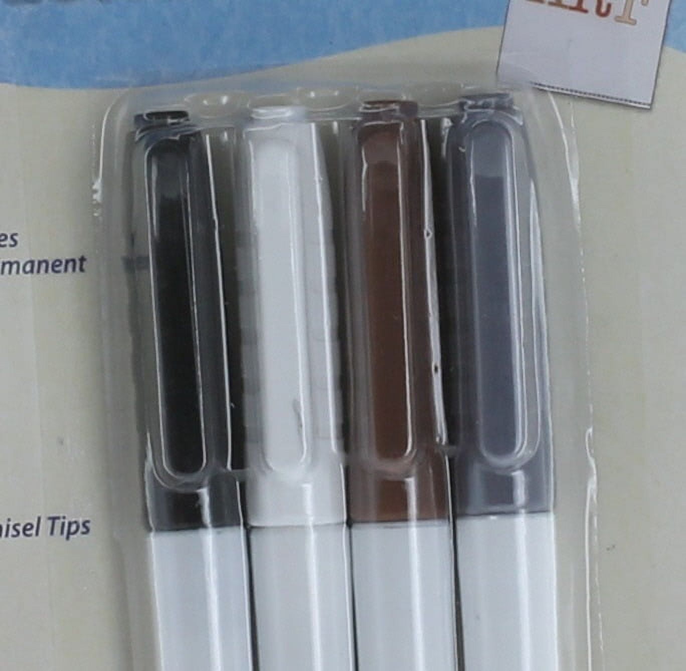 Set of 4 Permanent Fabric Markers Allary Craft and Hobby Choose Colors
