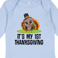 thumbnail image 4 of Inktastic First Thanksgiving Pilgrim Turkey Boys or Girls Long Sleeve Baby Bodysuit, 4 of 5