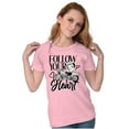 thumbnail image 5 of Biker Betty Boop Follow your Heart Women's T Shirt Ladies Tee Brisco Brands S, 5 of 6