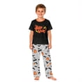 thumbnail image 3 of Family Matching Halloween Pajamas Set - 2 piece Halloween Short Sleeve Top & Pants ,Halloween Pjs for Family Photos for Family Halloween Night for 6 Years Pjs, 3 of 6