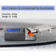 thumbnail image 3 of Medidor de fuerza de aguja para tocadiscos digital de alta precisión, 0,01 g/5,00 g, retroiluminación LCD azul para brazo fonocaptor, 3 of 5