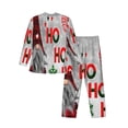 thumbnail image 2 of Kll Cute Santa Sleepwear Mens Flannel Pajamas,Long Cotton Pj Set, 2 of 9