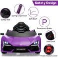 thumbnail image 5 of Yesfashion 12V Kids Ride On Car, Licensed Lamborghini Revuelto Electric Car for Kids Over 37 Months, Battery Powered Sports Car Toy, 5 of 7