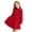 Red, variant on Odeerbi Teen Girls Mock Neck Sweater Dress Ruffle Long Sleeve A-Line Knit Dress for Fall Winter